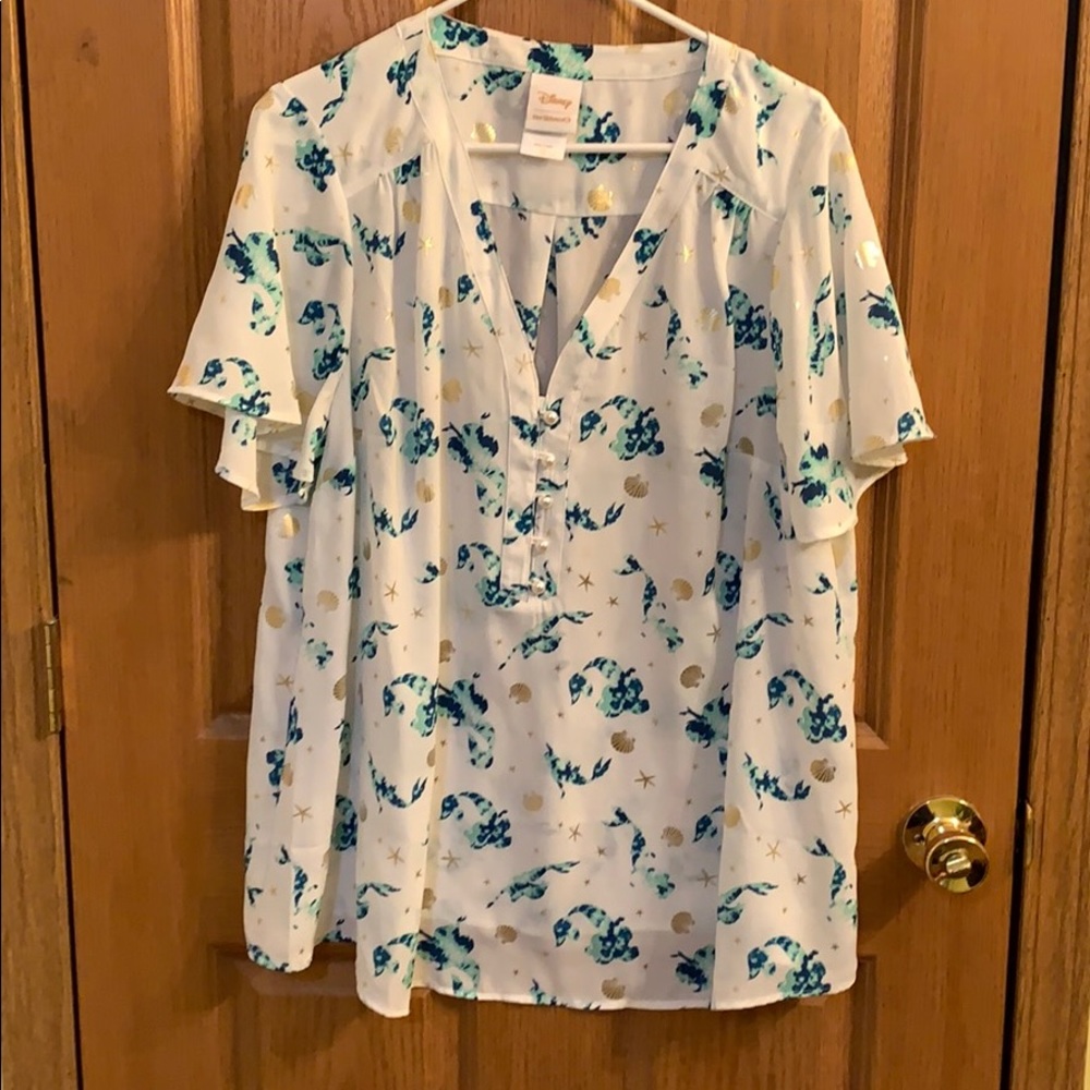 Little Mermaid Size 1 sheer top
